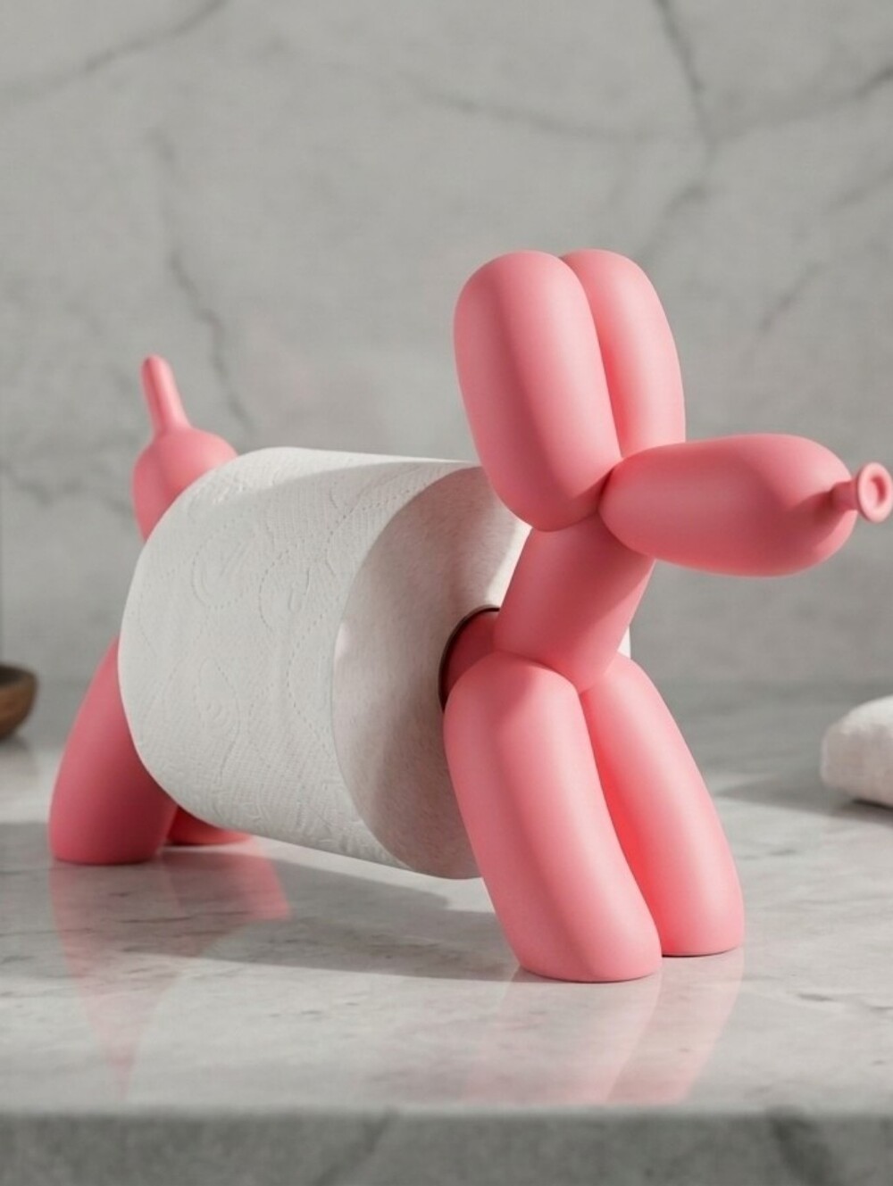 Balloon Dog Toilet Paper Holder
